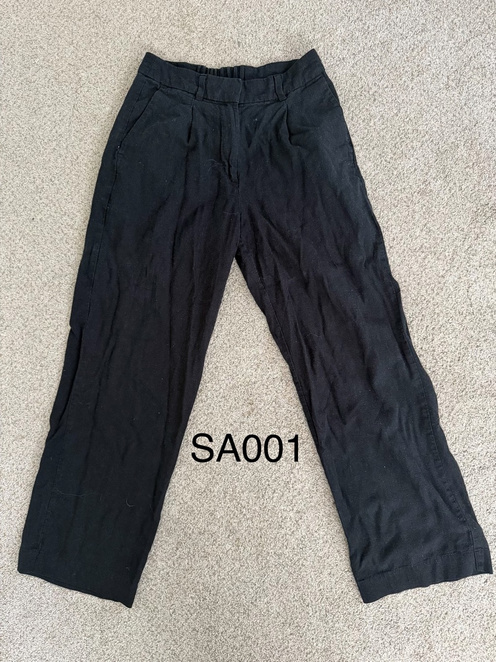 Old Navy Black Women's Straight-Leg Trousers